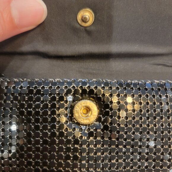 Small Black Metal Mesh Coin Purse/Wallet/Mini Bag - Picture 9 of 11